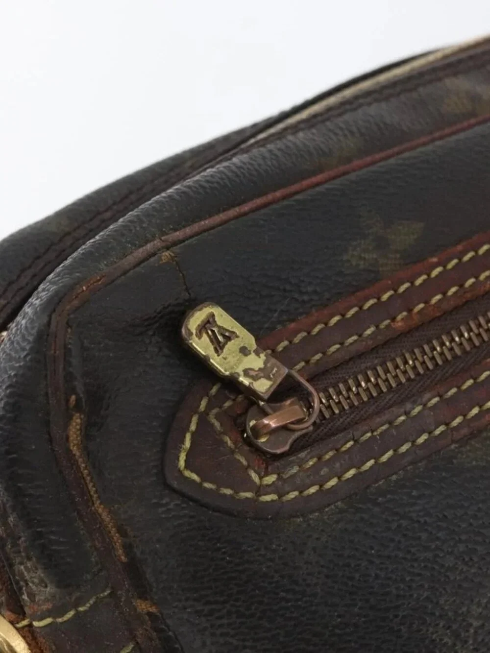LOUIS VUITTON Monogram Marly Dragonne GM Clutch Bag M51825 LV Auth BA11061